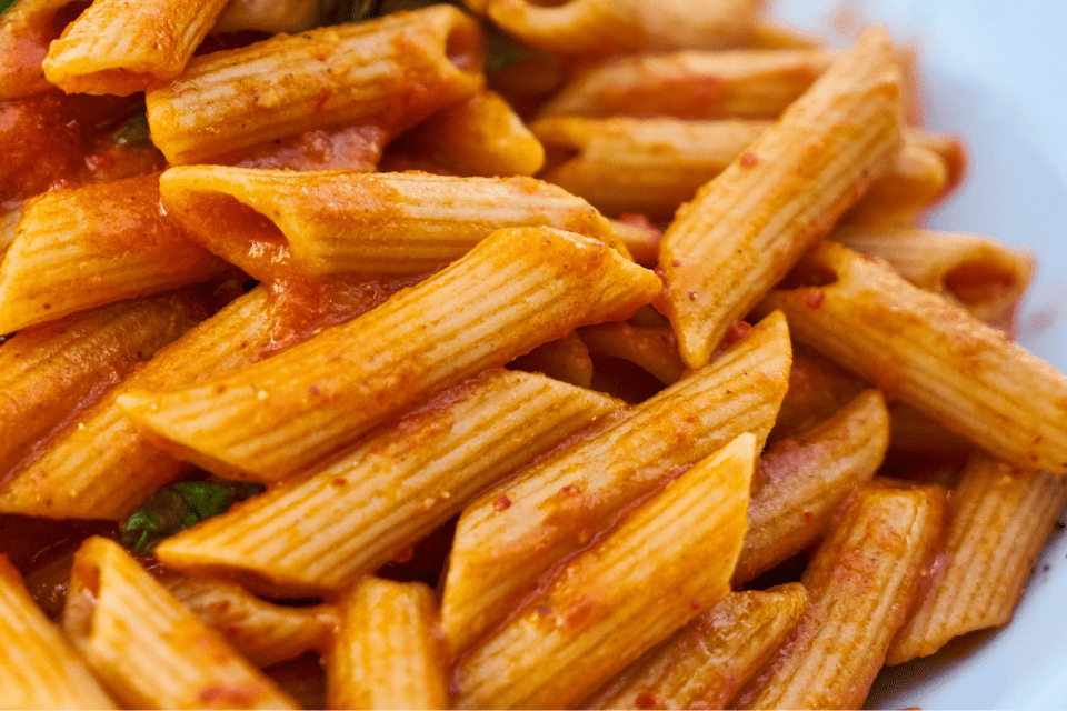 Pasta - een voorbeeld voor wanneer een kind niet warm wil eten.